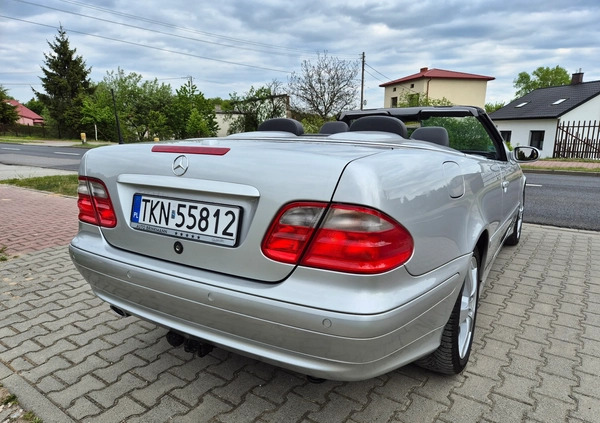 Mercedes-Benz CLK cena 21900 przebieg: 215283, rok produkcji 2002 z Końskie małe 254
